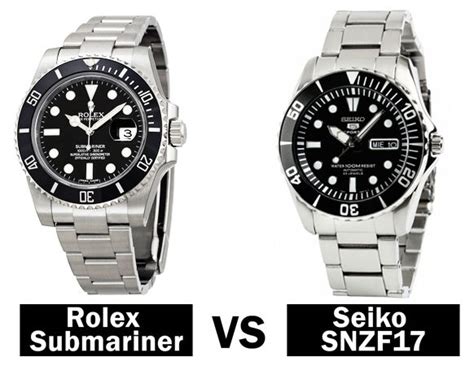 seiko 5 sports vs rolex submariner